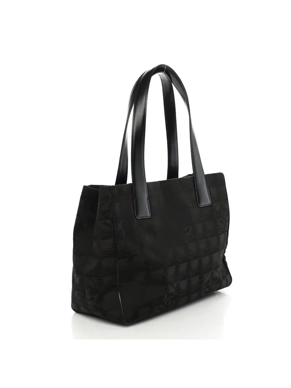 Chanel Nylon Small Travel Tote Brown #322563C55B